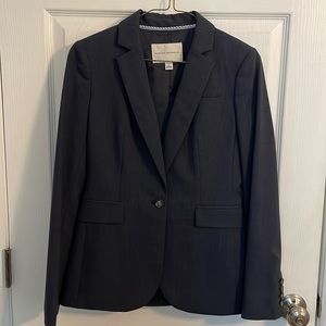 Banana Republic Women’s Navy Blue Wool Classic Work Blazer